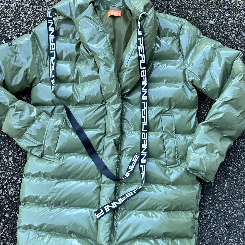 Banni Peru Green Puffer Coat M